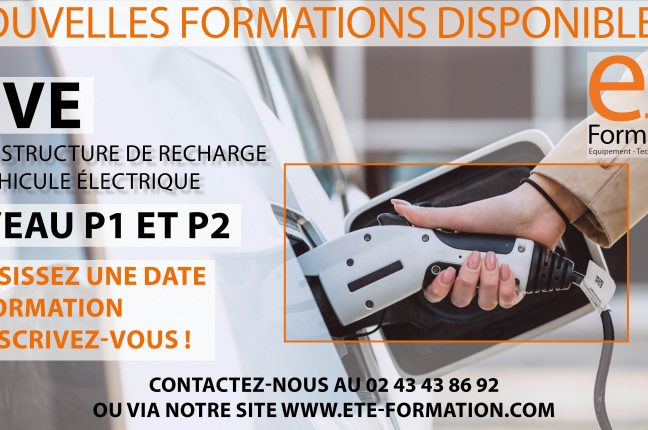 IRVE – P1 et/ou P2 chez ETE Formation