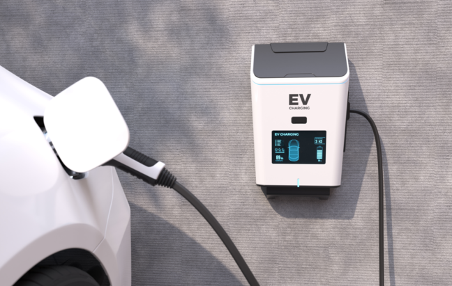 Borne de recharge pour véhicules électriques