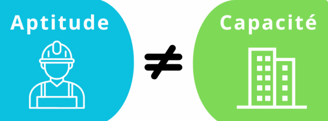 Attestation d'aptitude et attestation de capacité