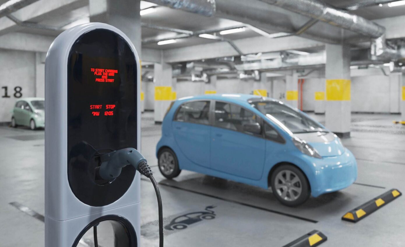 Borne de recharge pour véhicules électriques